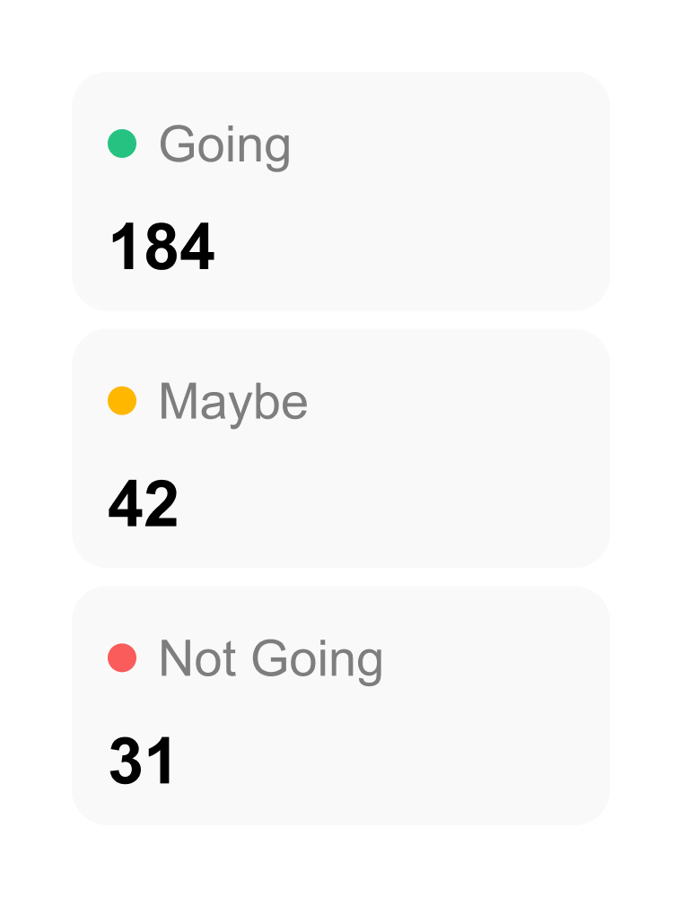 Invitations — RSVP tracking