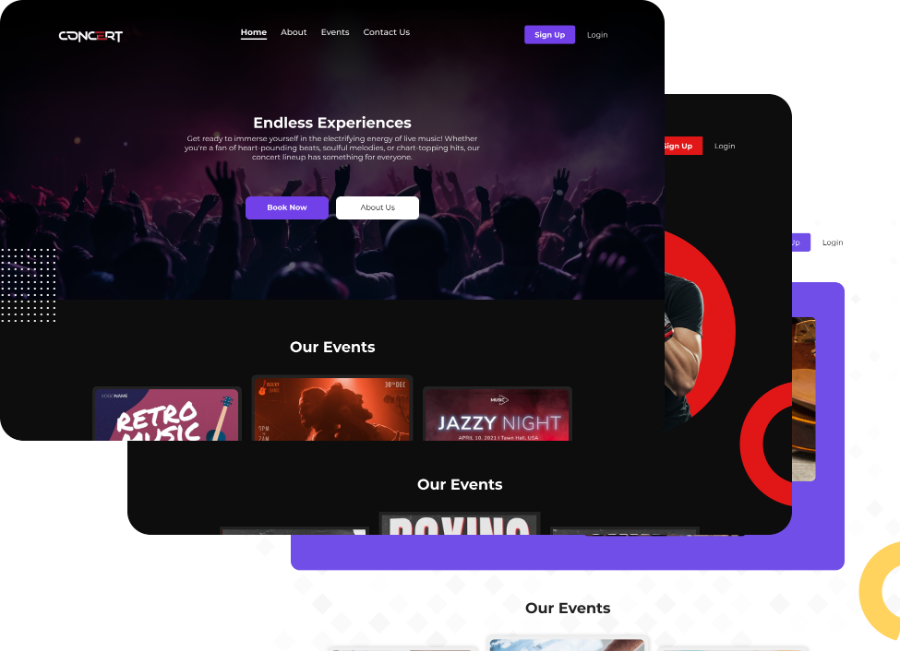 White Label branded sites preview
